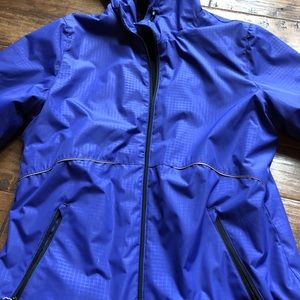 Ideology Purple Fleece Lined Rain Jacket